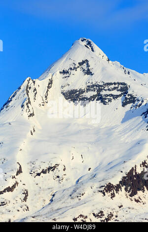 Chugach Mountains über Valdez, Prince William Sound, Alaska, USA Stockfoto