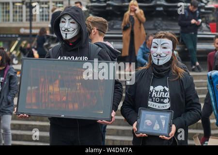 Animal Rights Protesters london Stockfoto