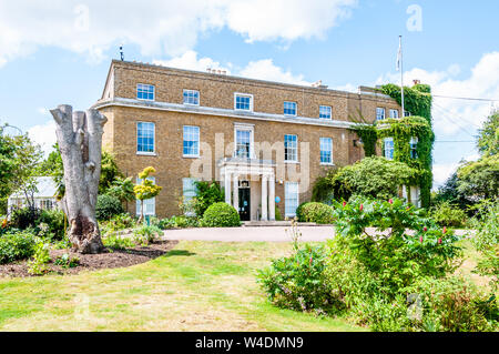 Ein Blick auf die Myddelton Haus in Enfield, ein Sommertag Stockfoto