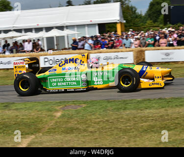 Lorina McLaughlin, Benetton-Ford B192, Goodwood Festival der Geschwindigkeit, Speed Kings, Astro-rekorde des Motorsports, Festival der Geschwindigkeit, 2019, Motorsport, ein Stockfoto