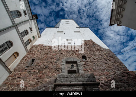 Wyborg, Russland, Juli 03, 2019: Mittelalterliche Burg Wyborger Burg Stockfoto