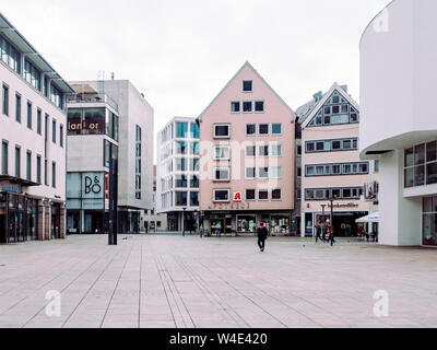 Münsterplatz Ulm, Deutschland Stockfoto