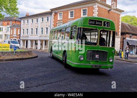 Vintage-Veranstaltung in Winchester, Hampshire, Vereinigtes Königreich. Foto am 6. Mai 2019 berücksichtigt. Stockfoto