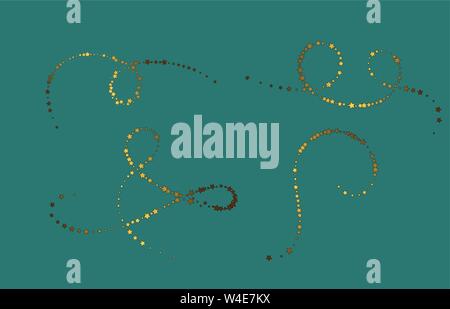 Vektor mit Vintage golden Frames im viktorianischen Stil. Rococo Dekoration. Arabische Motive. Dekorative Grafik für Einladungen, Grußkarten Stock Vektor