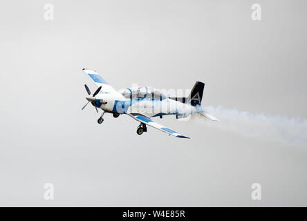 Einzelnen Flugzeugen der Hellenic Air Force Daedalus Demo Team, RIAT, Fairford, Gloucestershire, Großbritannien, 2019 Stockfoto