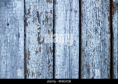 Alte bemalte Mauer Risse im Holz. Vintage Hintergrund für Fotos Stockfoto
