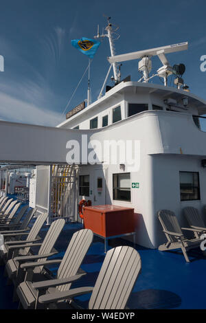 Cape May Lewes Ferry verlässt Cape May New Jersey Stockfoto