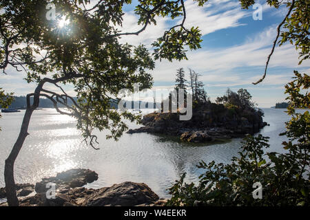 Gnade Inselchen Ganges Harbour, Salt Spring Island, British Columbia, Kanada Stockfoto