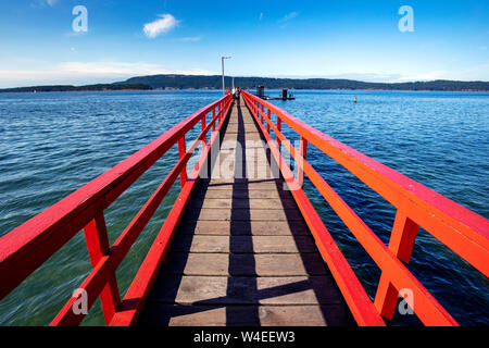 Fernwood Dock - Salt Spring Island, British Columbia, Kanada Stockfoto