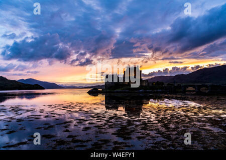 Einfach eine der schönsten Burgen der Welt. Schottische Highlands Stockfoto