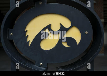 Iowa City, Iowa, USA. 21. Juli, 2019. Kinnick Stadium, ehemals Iowa Stadium ist ein Stadion in Iowa City, Iowa, USA. Es ist das Heimstadion von der Universität von Iowa Hawkeyes. (Bild: © Walter G Arce Sr Schleifstein Medi/ASP) Stockfoto