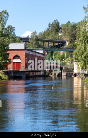 Berühmte Aquädukt in Håverud Dalsland Schweden Stockfoto