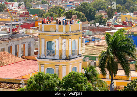Turm der Palacio de Cantero in Trinidad de Cuba Stockfoto