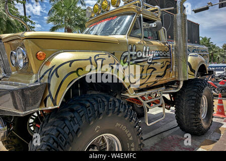 Monster Truck. Geänderte und angepasste Nutzfahrzeuge, Thailand Südostasien Stockfoto