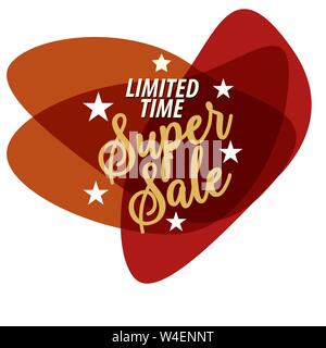 Preis tags Aufkleber mit Verkauf und Rabatt Text in verschiedenen Formen zum Ende der Saison store Förderung. Vector Illustration Stock Vektor