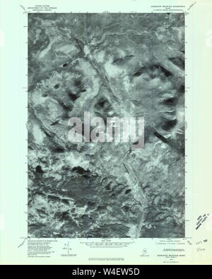 Maine USGS Historische Karte Doubletop Berg 806646 1978 24000 Wiederherstellung Stockfoto