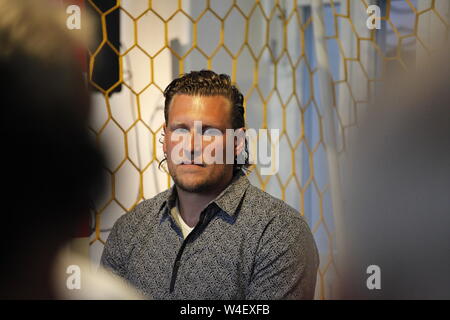 Lars Kaufmann (* 25. März 1982 in Görlitz) ist ein ehemaliger deutscher Handballspieler am 21.7.2019 in Görlitz Stockfoto