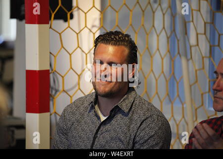 Lars Kaufmann (* 25. März 1982 in Görlitz) ist ein ehemaliger deutscher Handballspieler am 21.7.2019 in Görlitz Stockfoto