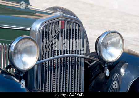 Italien, Lombardei, Treffen der Oldtimer, Fiat Balilla Kühlergrill Stockfoto