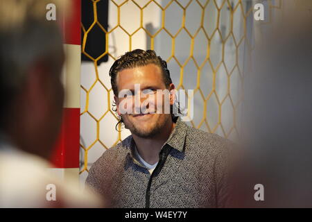 Lars Kaufmann (* 25. März 1982 in Görlitz) ist ein ehemaliger deutscher Handballspieler am 21.7.2019 in Görlitz Stockfoto