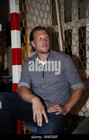 Lars Kaufmann (* 25. März 1982 in Görlitz) ist ein ehemaliger deutscher Handballspieler am 21.7.2019 in Görlitz Stockfoto