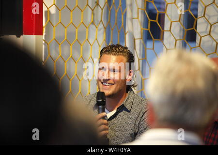 Lars Kaufmann (* 25. März 1982 in Görlitz) ist ein ehemaliger deutscher Handballspieler am 21.7.2019 in Görlitz Stockfoto