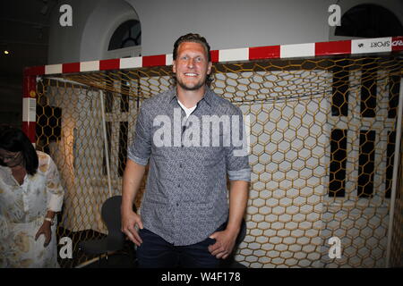 Lars Kaufmann (* 25. März 1982 in Görlitz) ist ein ehemaliger deutscher Handballspieler am 21.7.2019 in Görlitz Stockfoto