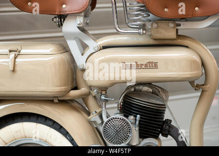 Italien, Lombardei, Innocenti Lambretta Scooter Stockfoto