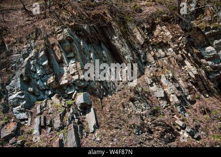 Rock Boden Closeup konzeptionelle Vintage farbige Foto Stockfoto