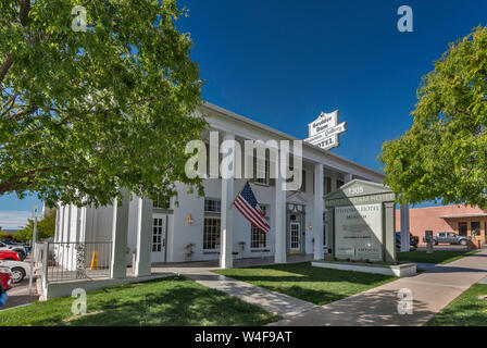 Boulder Dam City-Hoover Museum, historische Hotel und Museum, das in Boulder City, Nevada, USA Stockfoto