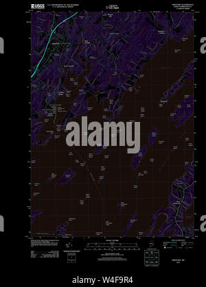 Maine USGS Historische Karte Freeport 20110830 TM Inversion Wiederherstellung Stockfoto