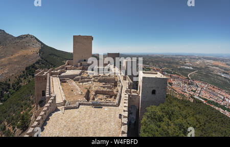 Santa Catalina Burg - Jaen, Andalusien, Spanien Stockfoto