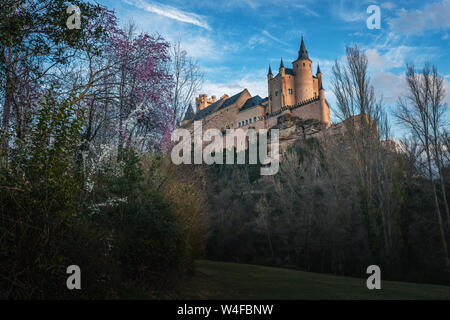 Alcazar von Segovia Burg - Segovia, Kastilien und Leon, Spanien Stockfoto