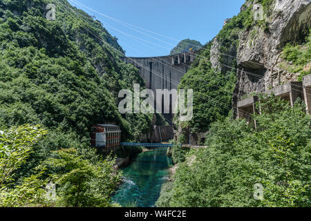 Montenergo, P 14 Mountain lookout Straße. Stockfoto