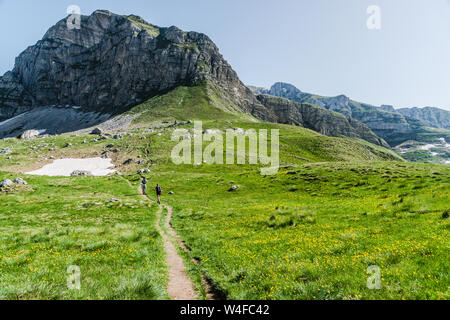 Montenergo, P 14 Mountain lookout Straße. Stockfoto