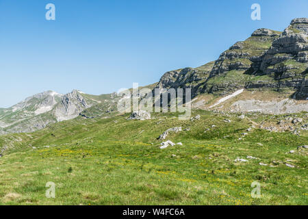 Montenergo, P 14 Mountain lookout Straße. Stockfoto