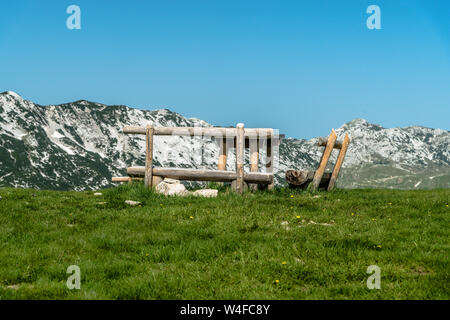 Montenergo, P 14 Mountain lookout Straße. Stockfoto