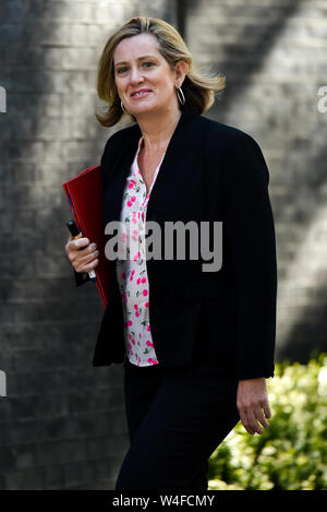 Downing Street, London, UK. 23. Juli 2019. Amber Rudd. Die Minister kommen für die Sitzung. Stockfoto