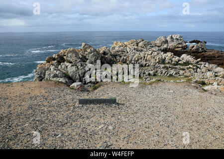 Kombuis (Küche) entlang der Klippen von Hermanus an der Cape Whale Coast Route in der Overberg Region von Südafrika. Stockfoto