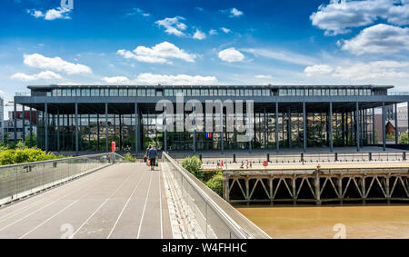 Nantes. Palais de la Justice von Jean Nouvel. Loire Atlantique. Pays de la Loire. Frankreich Stockfoto