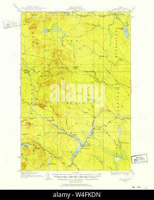 Maine USGS Historische Karte Greenlaw 460461 1930 62.500 Wiederherstellung Stockfoto