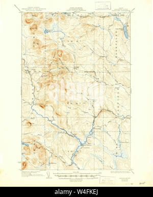 Maine USGS Historische Karte Greenlaw 460460 1933 62.500 Wiederherstellung Stockfoto