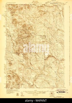 Maine USGS Historische Karte Greenlaw 807526 1930 48000 Wiederherstellung Stockfoto