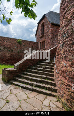 Burg Hengebach, ein Schloss in Heimbach, Deutschland Stockfoto