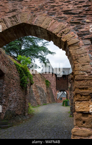 Burg Hengebach, ein Schloss in Heimbach, Deutschland Stockfoto