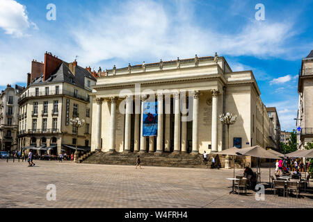 Graslin Theater am Place Graslin in Nantes. Loire Atlantique. Pays de la Loire. Frankreich Stockfoto