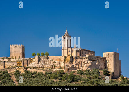 La Mota Festung in Alcalá la Real, Provinz Jaen, Andalusien, Spanien Stockfoto