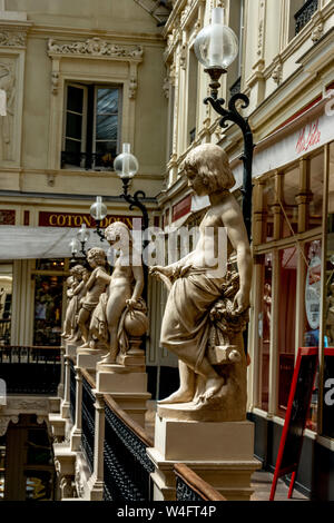 Die Passage Pommeray Einkaufsviertel der Stadt Nantes, Loire Atlantique, Pays de la Loire, Frankreich Stockfoto