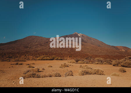 Aussicht auf Teide Vulkan und Caldera de Las Canadas, Teneriffa, Spanien Stockfoto