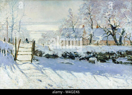 Claude Monet, Impressionismus, die Elster, 1868-1869 Stockfoto